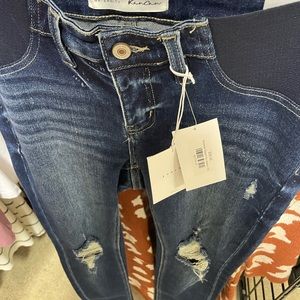 COPY - Kancan maternity jeans with distressing. Size 3/25